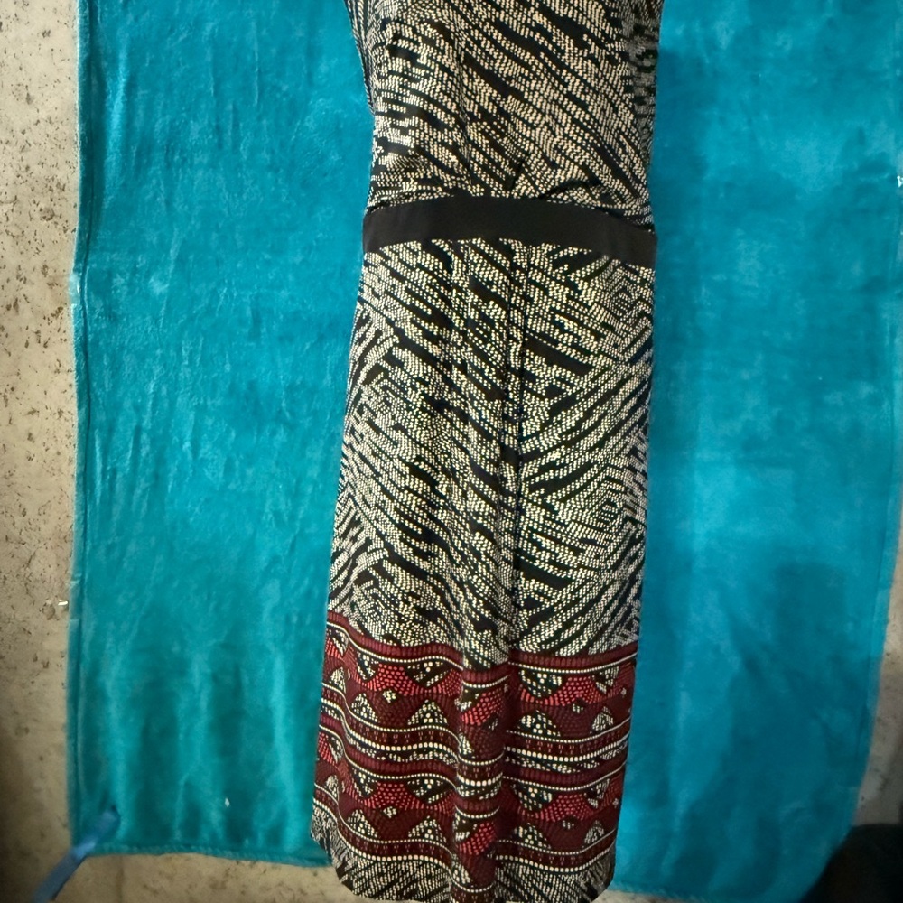 Catherines Black and Red Maxi Dress